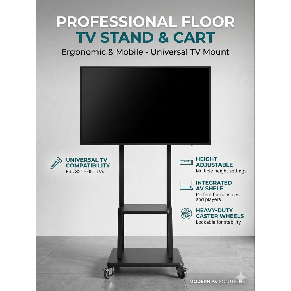 Bracket tv/Standing Bracket Tv/Roda Tv Geser
