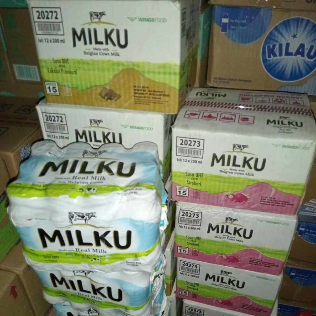 SUSU UHT MILKU (1 PACK ISI 12 PCS)
