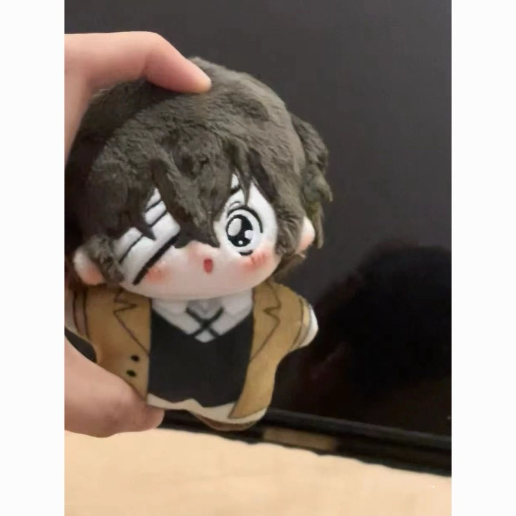 PREORDER Boneka Plush 10cm Dazai Osamu Bungo Stray Dogs Fanmade Merchandise Anime Bentuk Bintang Lau