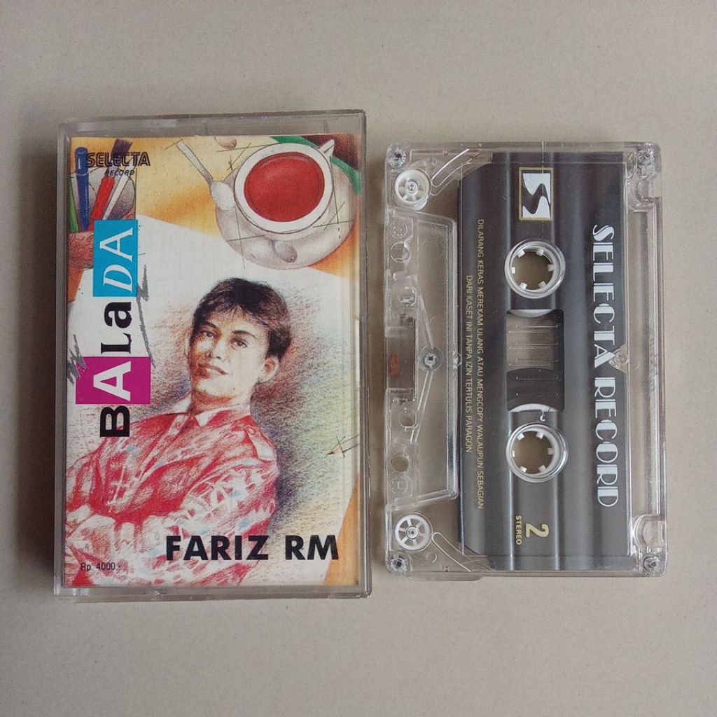 kaset fariz rm balada selecta record maxell
