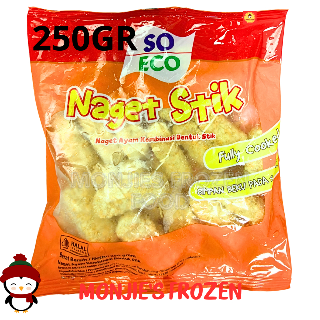 SO ECO CHICKEN NUGGET STICK 250GR - Nugget Ayam Stik