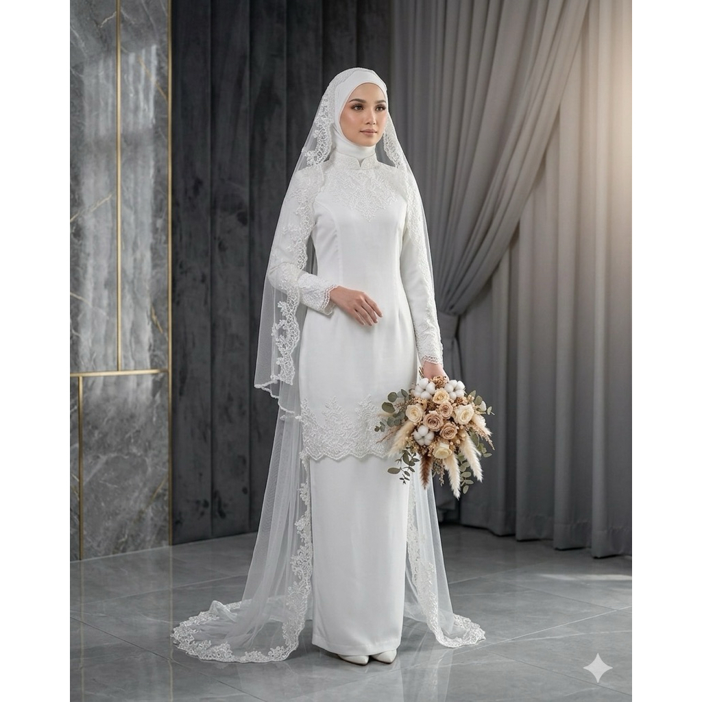 gaun pengantin malaysia melayu gaun akad gaun walimah wedding dress gaun melayu gaun pengantin melay