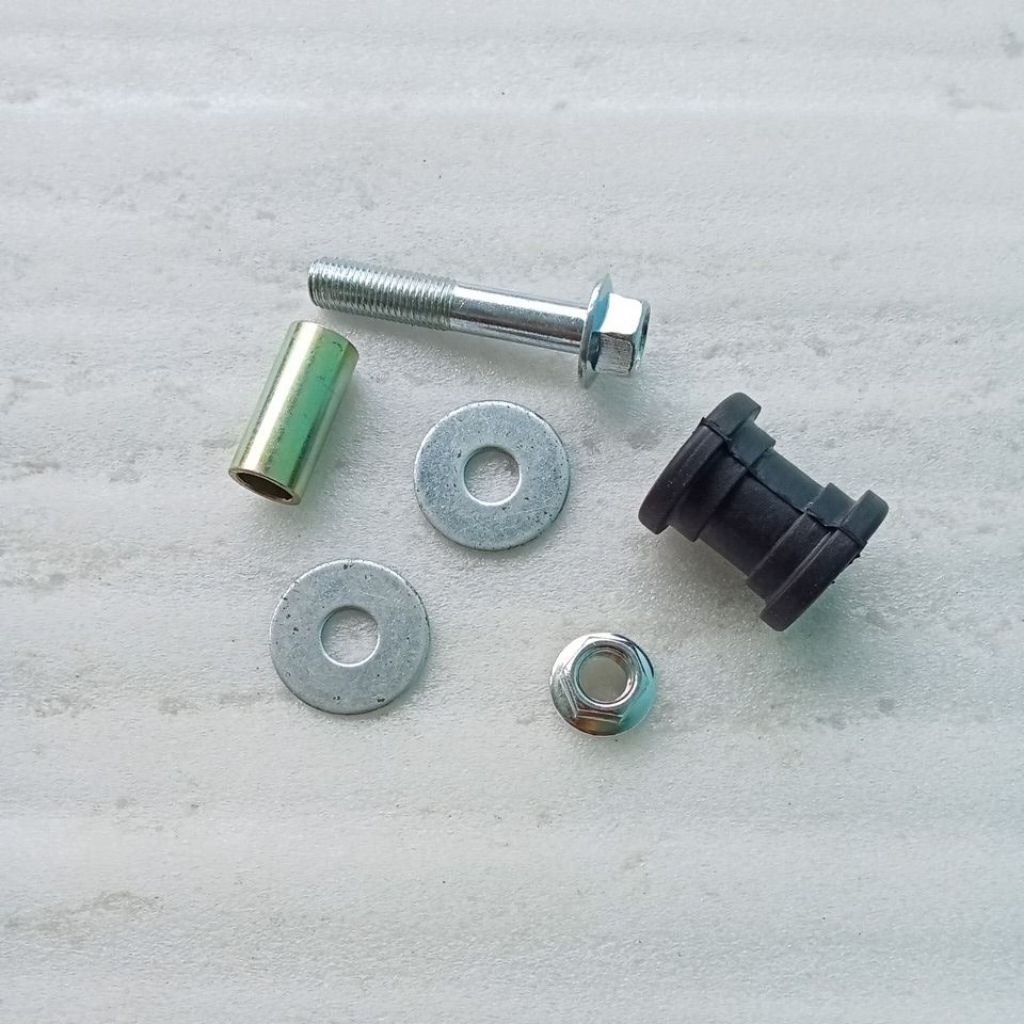 Baut Set Bosh Karet Ring Gantungan knalpot Honda Tiger Lama Lawas Revo Mega pro Verza