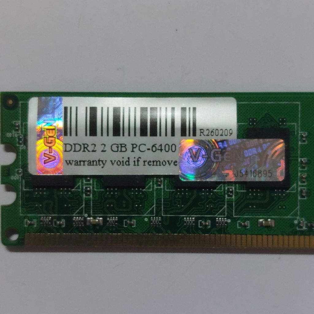 RAM PC DDR2 2 GB PC6400 VGEN