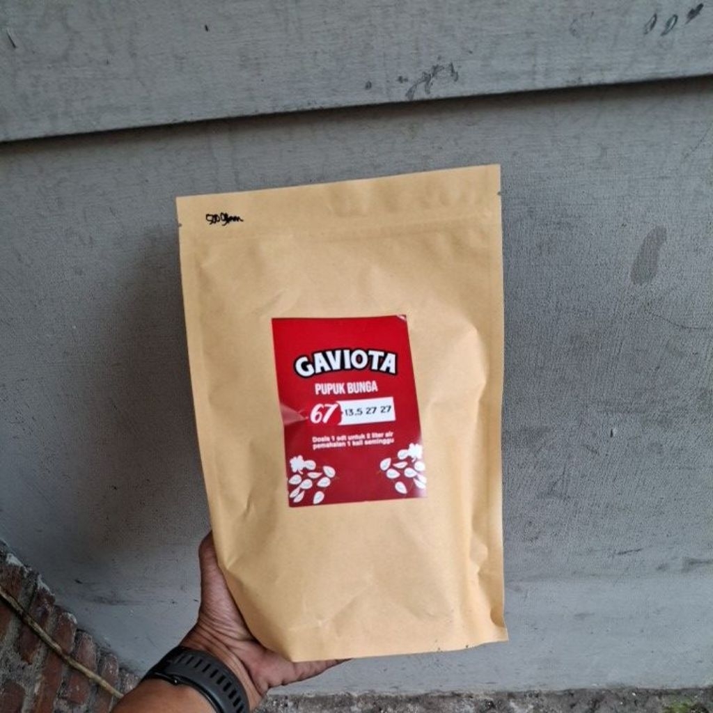 pupuk gaviota 67 berat 500 gram pembungaan