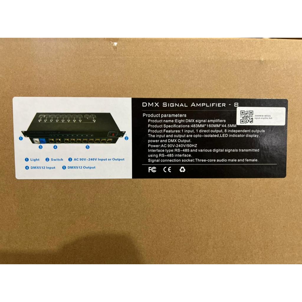 DMX SPLITTER LIGHTING 8CHANNEL