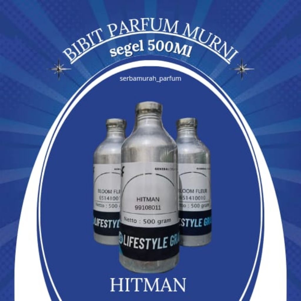 PARFUM HITMAN INSPIRED CH 212 MEN BY GCF 500ML SEGEL