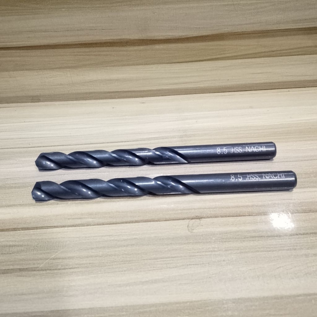 mata bor Nachi 8.5mm bekas tajam mata bor besi 8.5 mm drill hss second seperti baru
