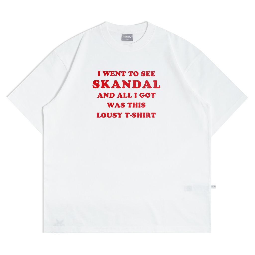 Familias X Skandal - White T-Shirt - Melodi Wt