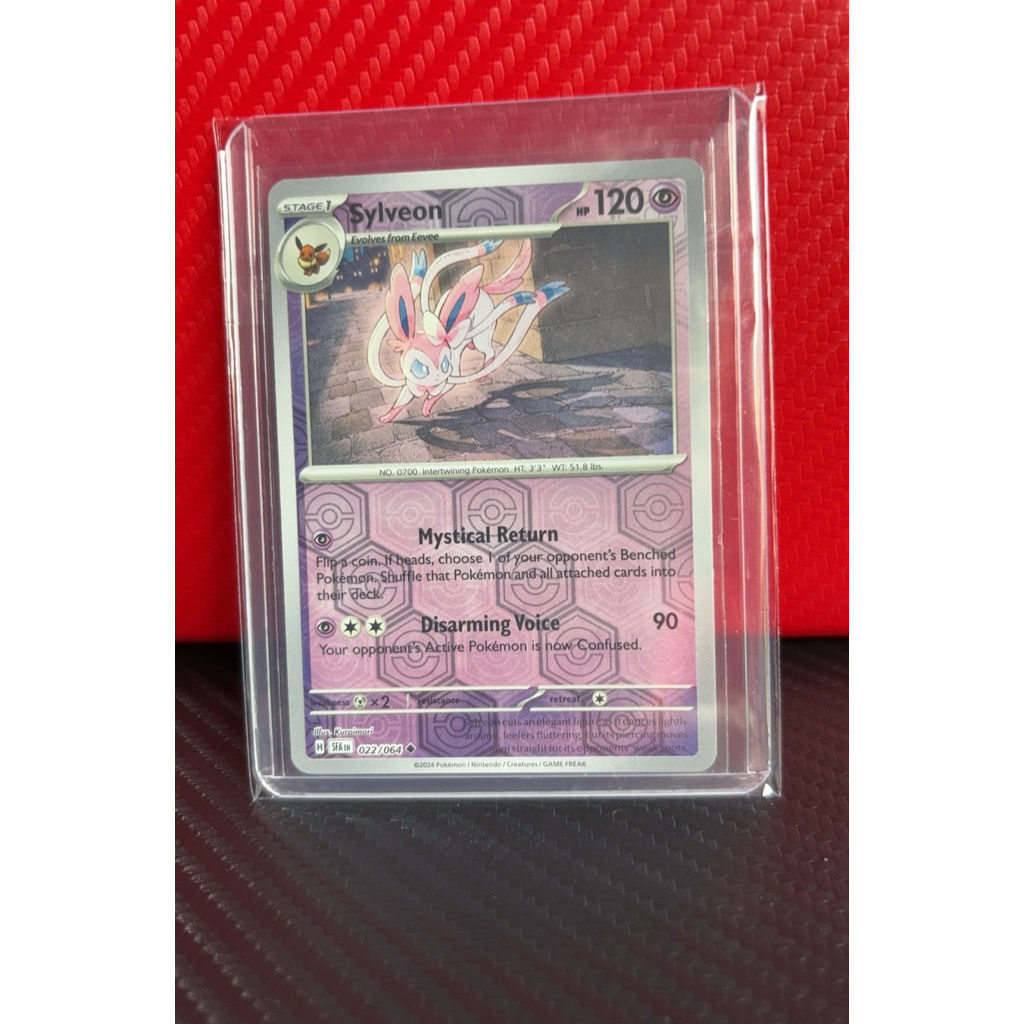 kartu pokemon oiginal holo reverse Sylveon sfa 022/064