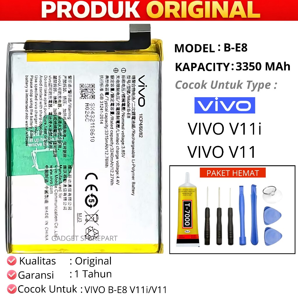 BATERAI VIVO  V11i / V11 / BATERAI VIVO B-E8