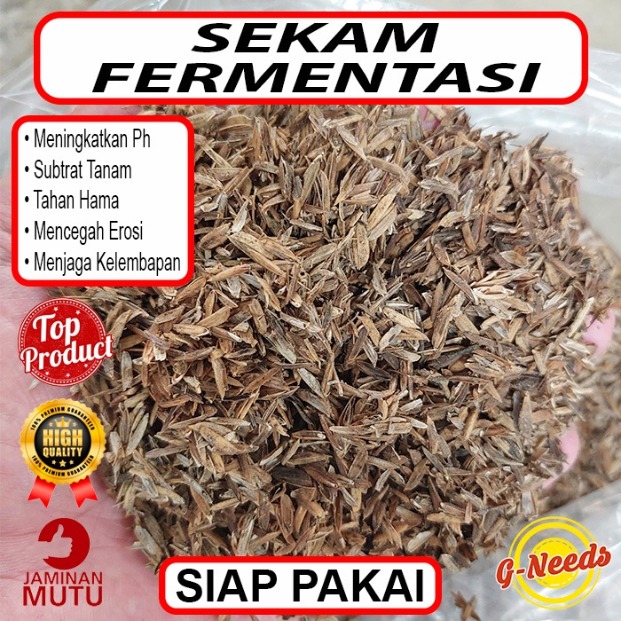 Sekam Mentah FERMENTASI / Sekam FERMENTASI Siap Pakai