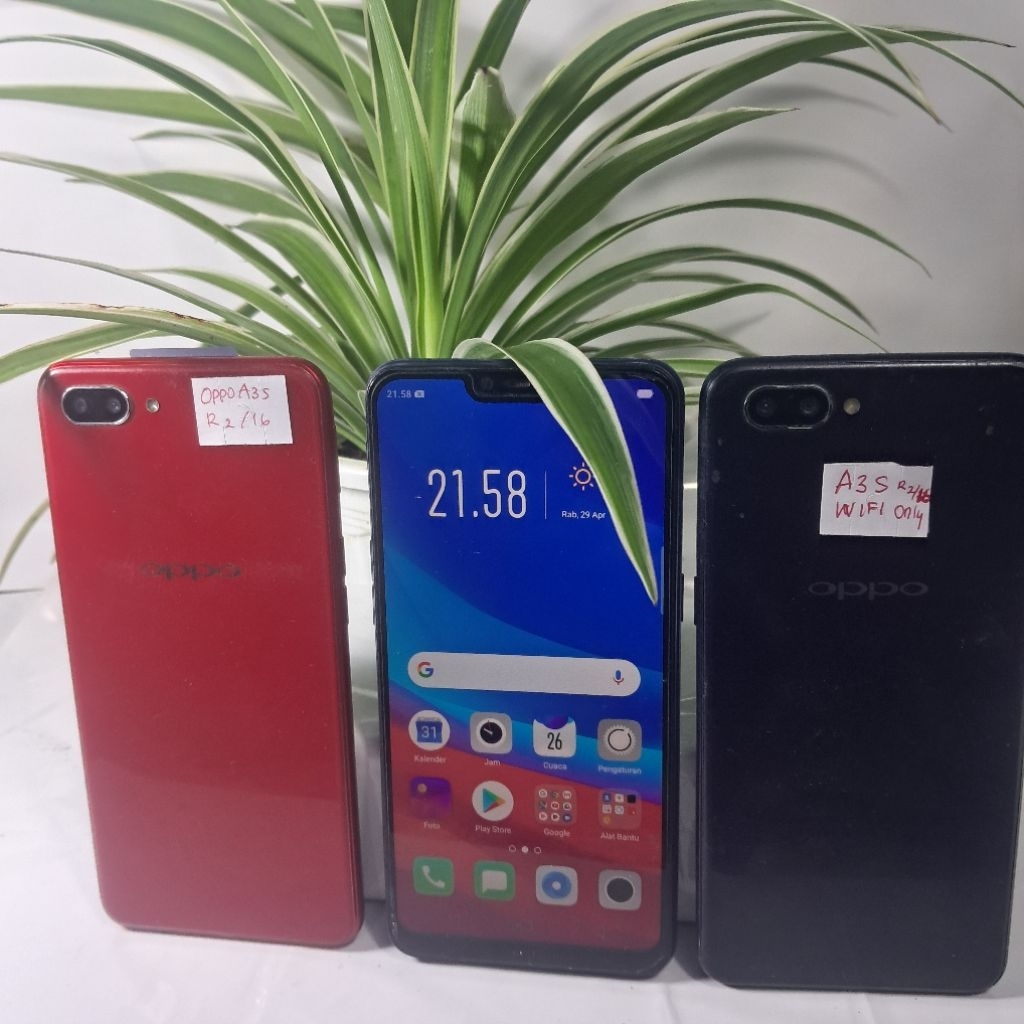 HANDPHONE A3S OPPO  android MURAH Second siap pakaii