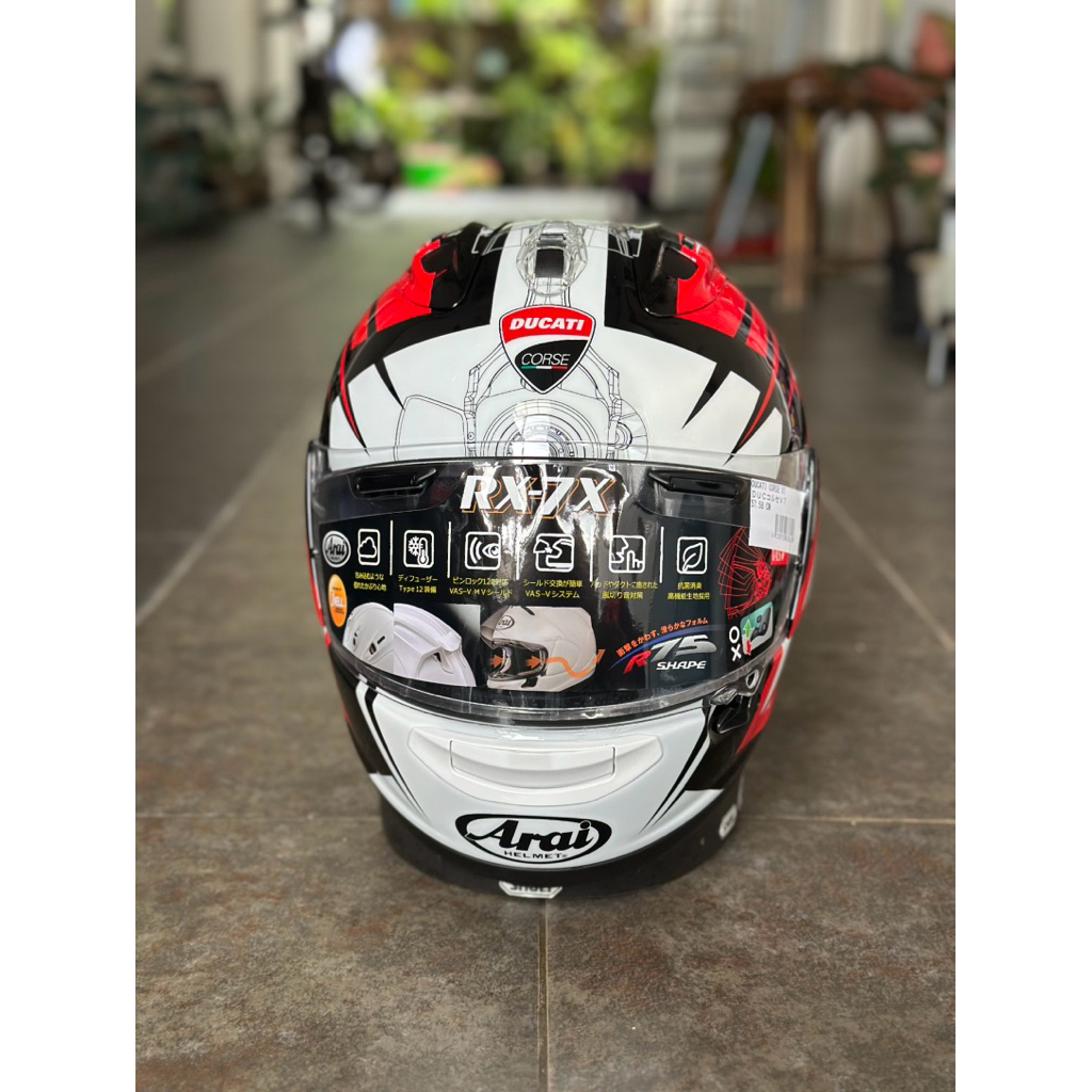 Arai RX7X Ducati corse V7 size M snell 2020D