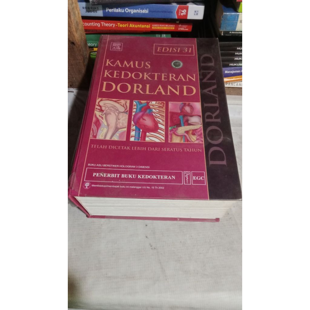 BUKU ORIGINAL BEKAS KAMUS KEDOKTERAN DORLAND