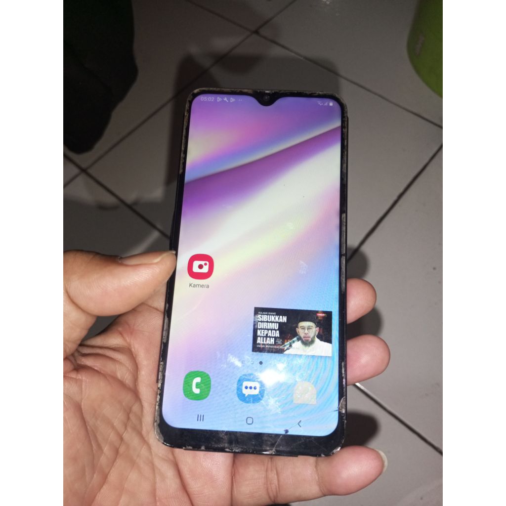 lcd touchscreen frame Samsung a10s minus.