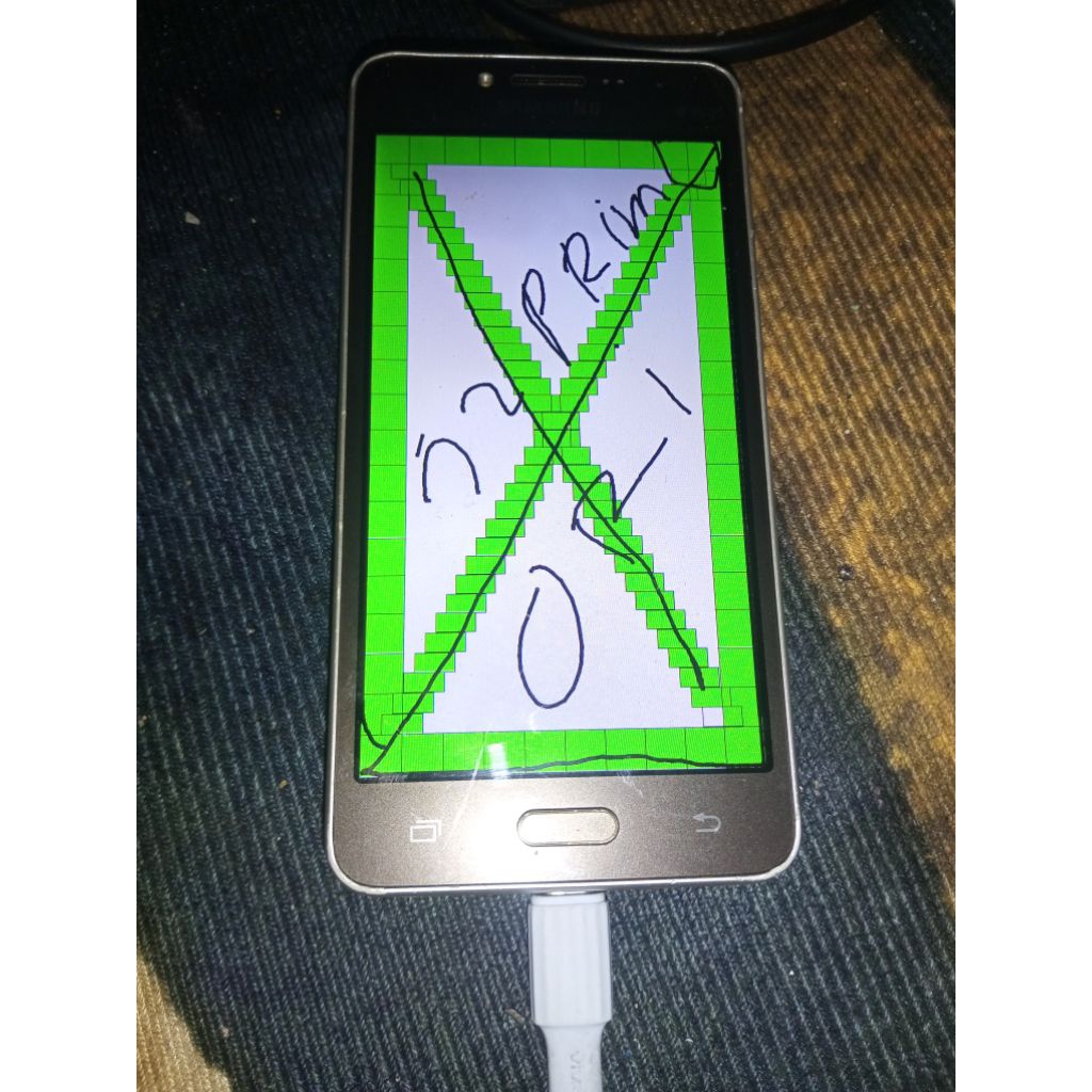 lcd touchscreen frame Samsung J2 prime ORI normal