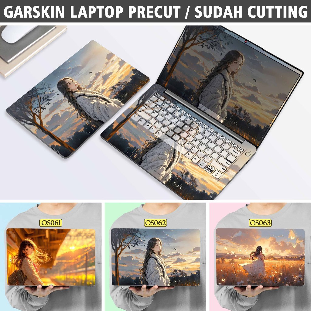 Precut Garskin Sticker Laptop Protector Kompatibel dengan MSI Notebook Fullbody Bottom Bezel Palmres