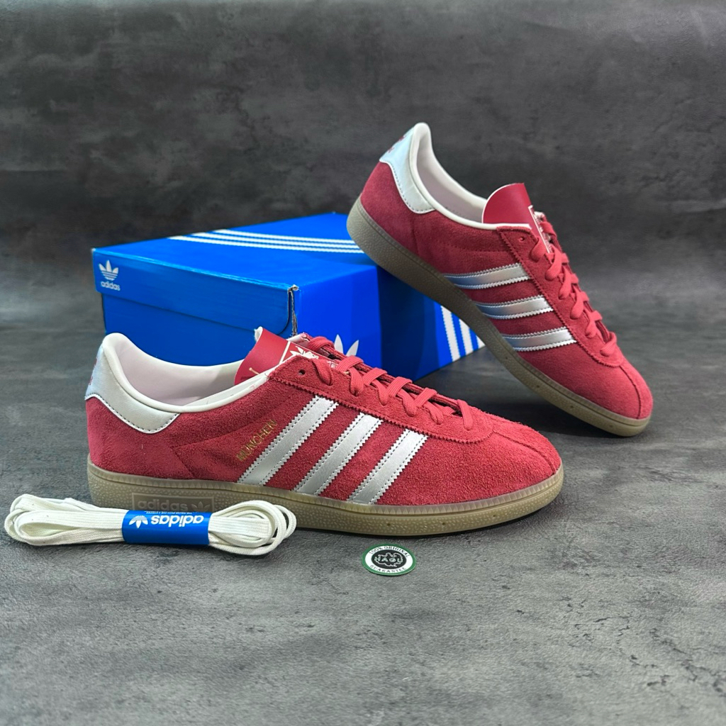 ADIDAS MUNCHEN CITY SERIES [ RED/MUNCHEN ] #GY7402 HAGUSNEAKER GARANSI 100% ORIGINAL