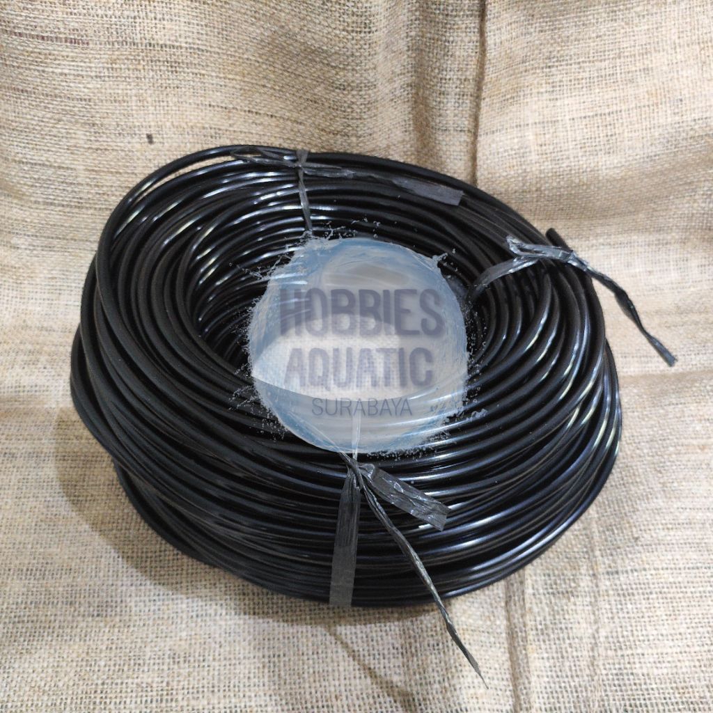 Selang Aerator Aquarium Hitam Selang Aquarium Hidroponik 3/16