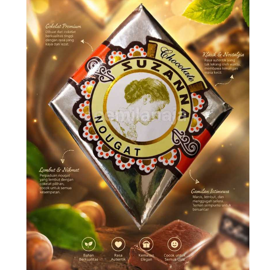 JAJANAN COKLAT JADUL SUZANNA COKLAT NOUGAT ENAK BANGET MURAH
