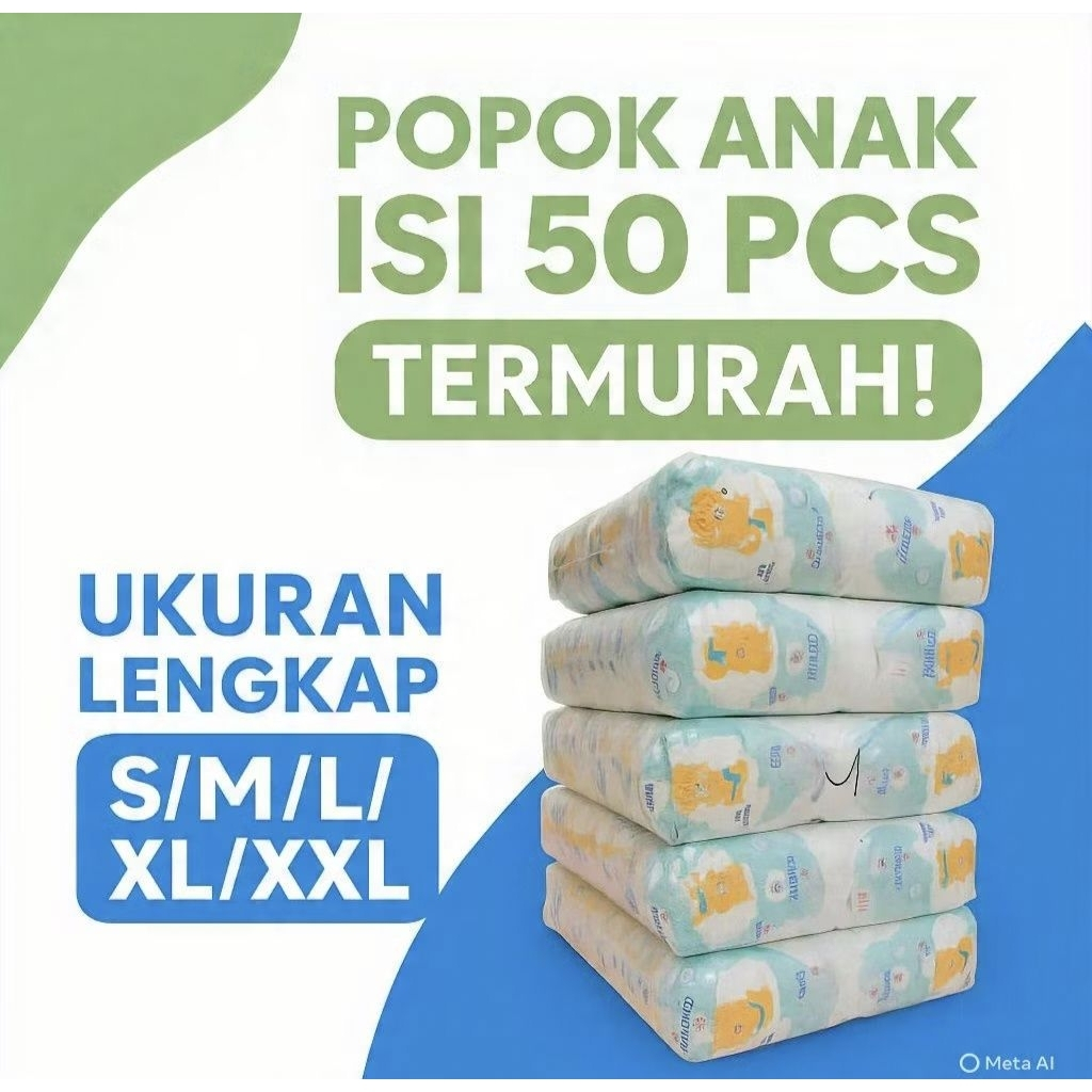 PAMPERS SWEETY ISI 50 PACK MURAH MERIAH