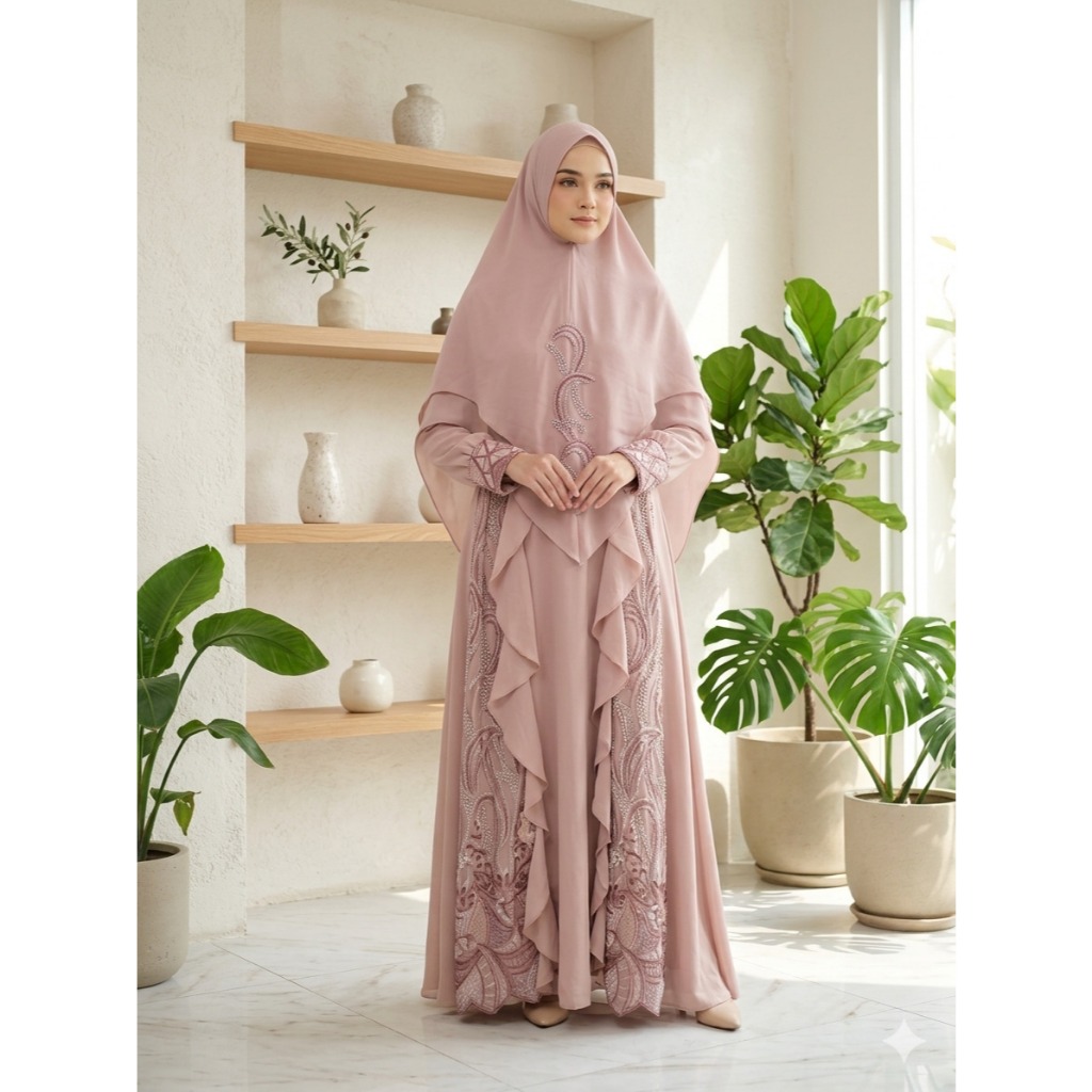 Gamis Cantik Bungas Diskon Spesial 50%
