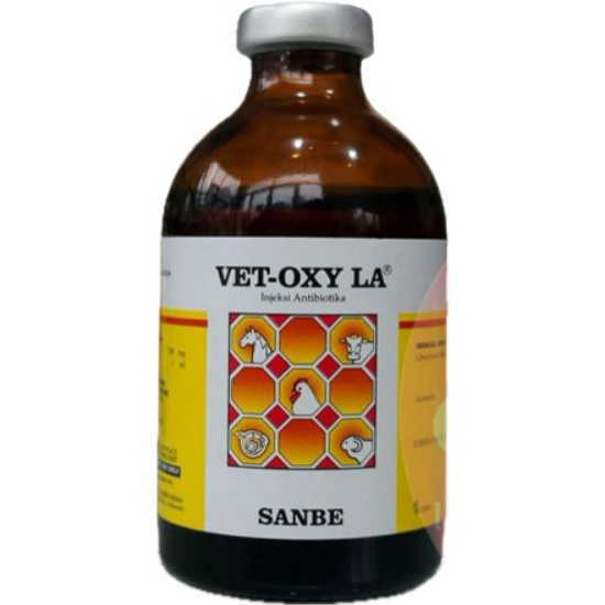 TERNIQO - Obat Infeksi Hewan VET OXY LA 100 ml - Efektif untuk Hewan Ternak