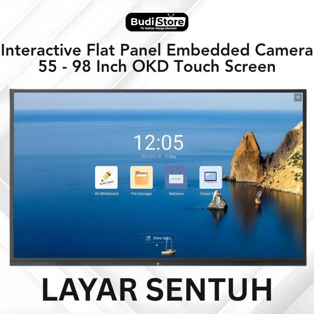 Interactive Confrence Flat Panel Merk OKD 55 - 98 Inch Touch Screen - 55 Inch Layar Sentuh Interakti