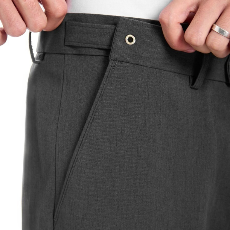 CO&CO CELANA SIDETAB SMART PANTS Pria Fashion Korea Slimfit Angkle Pants