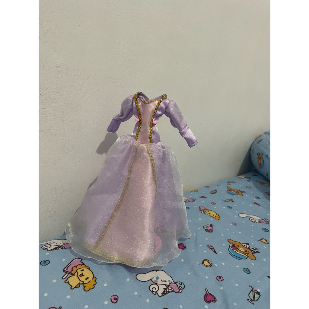 Baju Barbie Rapunzel Handmade versi Movie