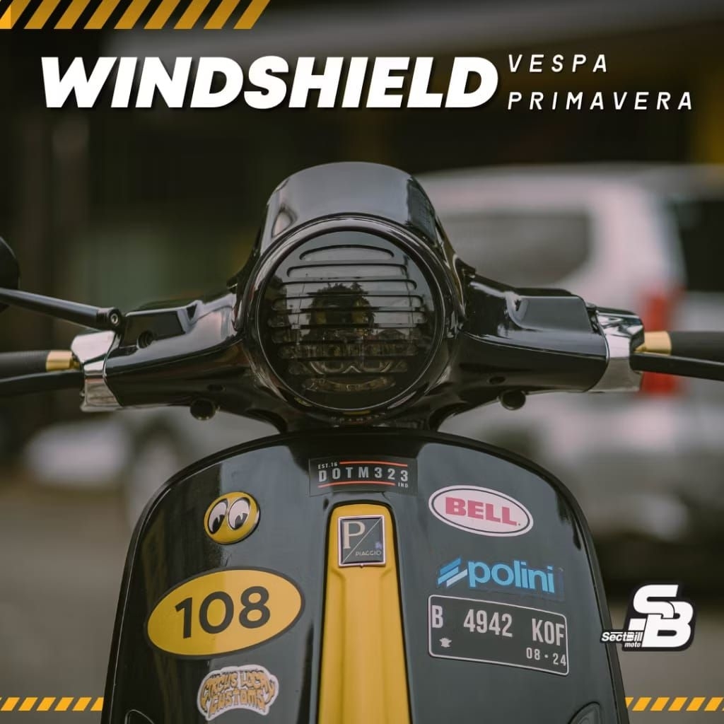 NZSectbill - Visor Windshield Vespa Primavera