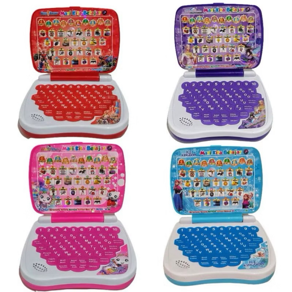 mainan laptop 4 bahasa