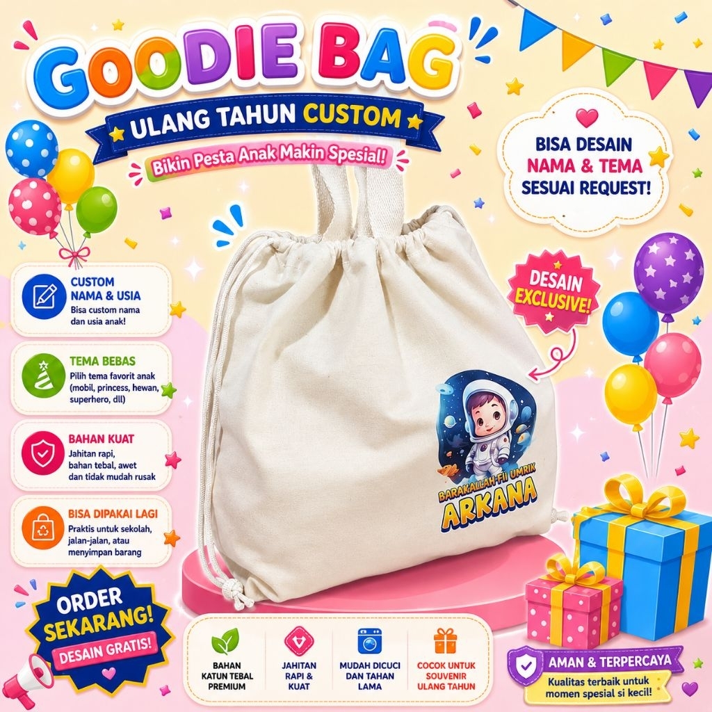 GOODIE BAG ULTAH ARKANA BAG CUSTOM BELACU
