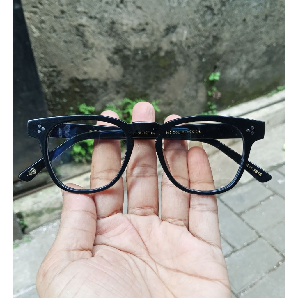 LJ OPTICAL_Frame kacamata MOSCOT Dudel black premium