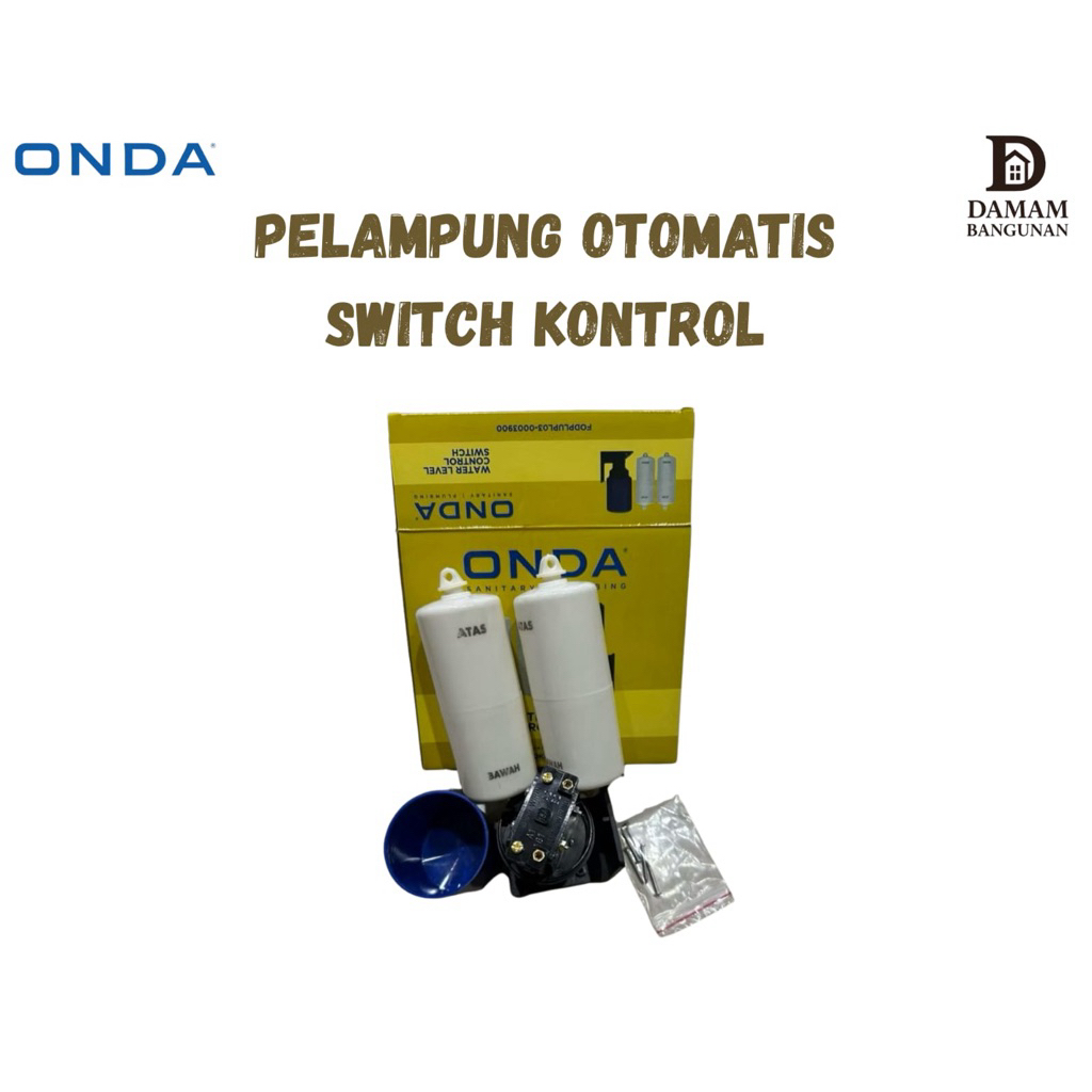 Pelampung otomatis tandon air,toren air/Water level control switch ONDA