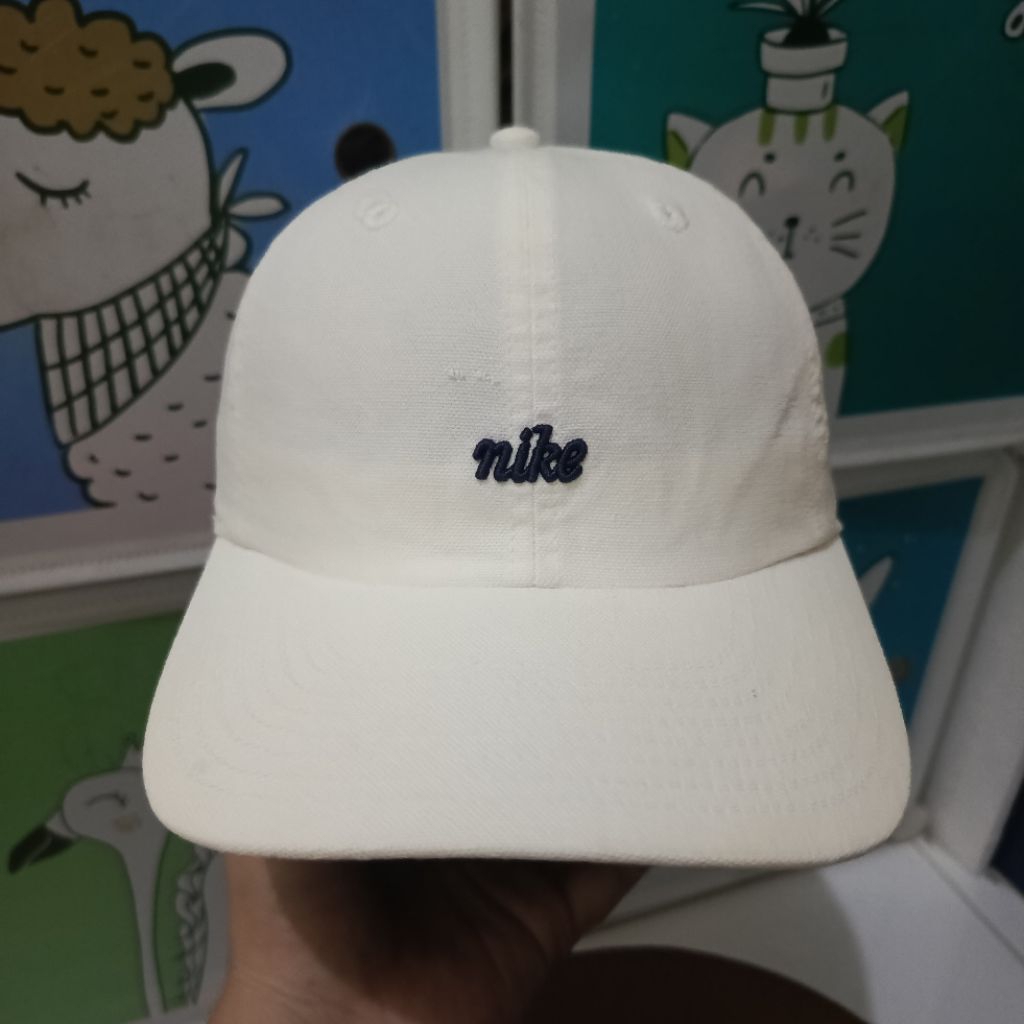 AllSize | Topi Caps Small Script "nike" Blockhead logo centang