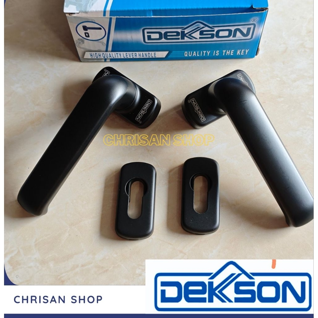 Dekkson Handle Pintu Aluminium Hitam