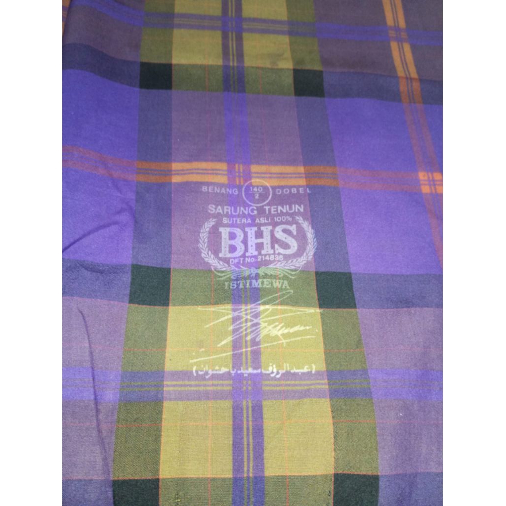 sarung BHS krj istimewa full sutra spunslik bekas minusan