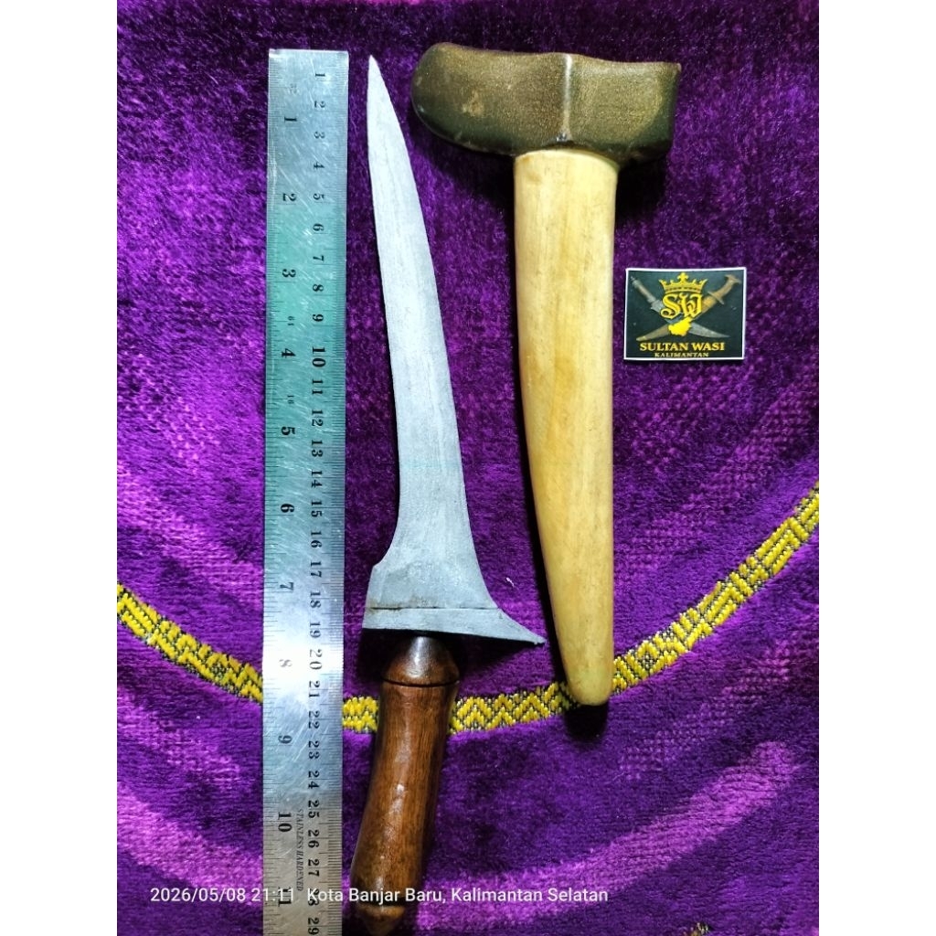 Keris Sapukal Istimewa Pamor 19 cm