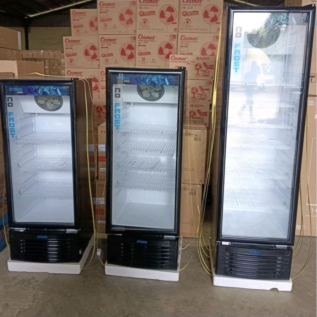 Showcase Steko 200L 250L 300L 360L / Pendingin minuman
