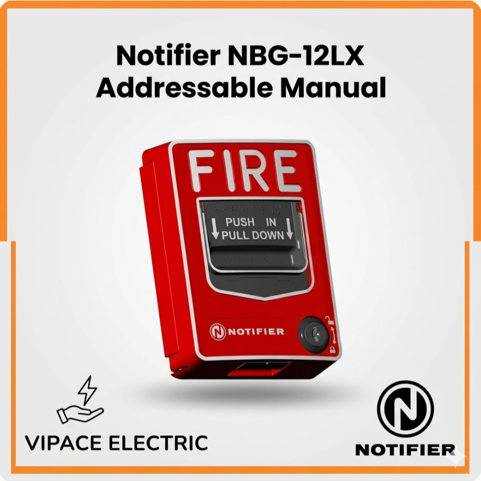 Notifier NBG-12LX Addressable Manual Pull Station Fire Alarm Honeywell