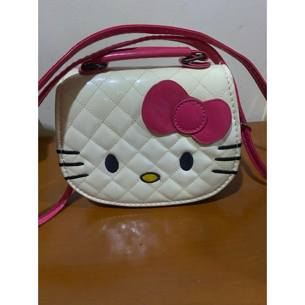 Tas slempang anak hello kitty (PRELOVED)
