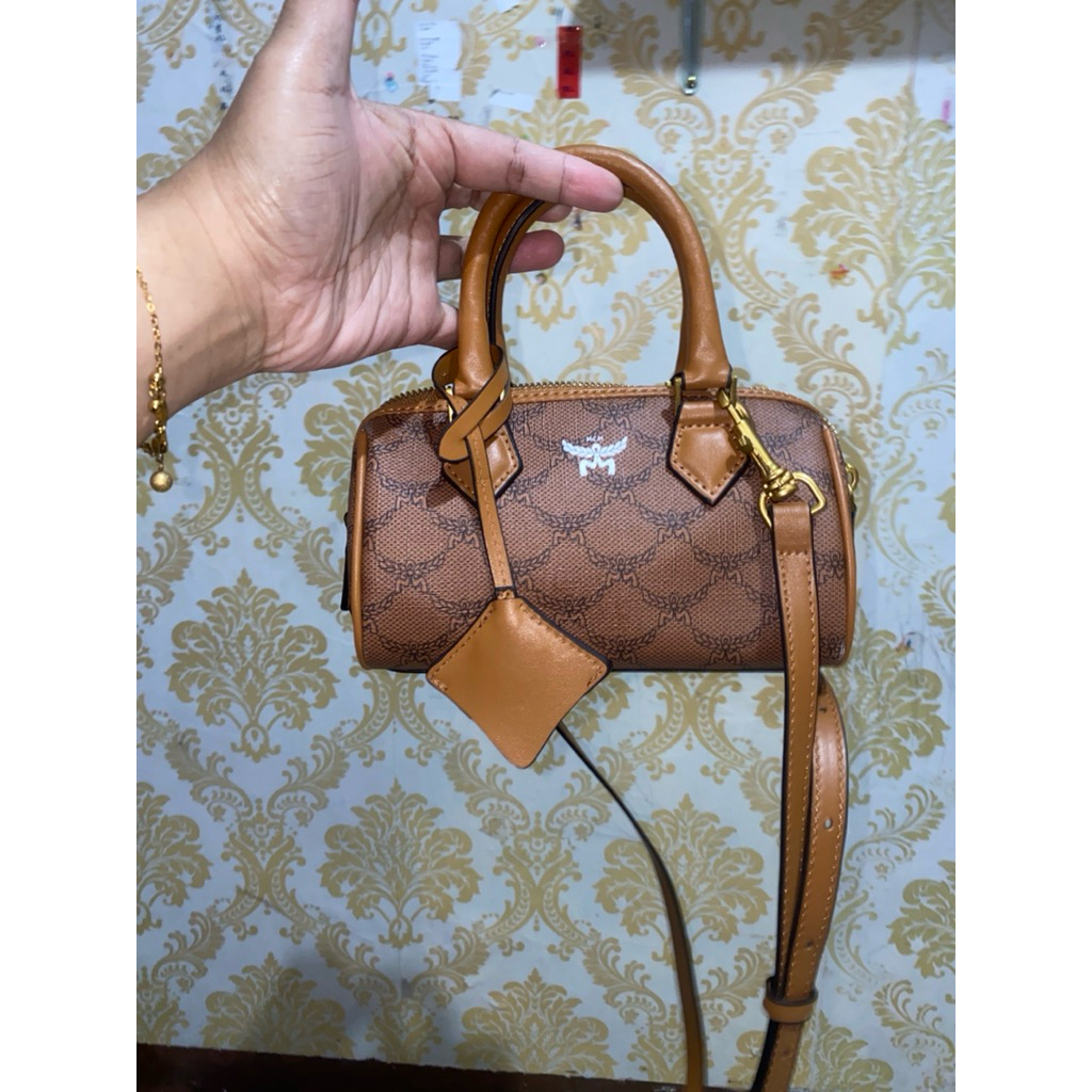 Tas selempang mcm speedy mini COKELAT SPLIT PAYMENT LEBIH MURAH