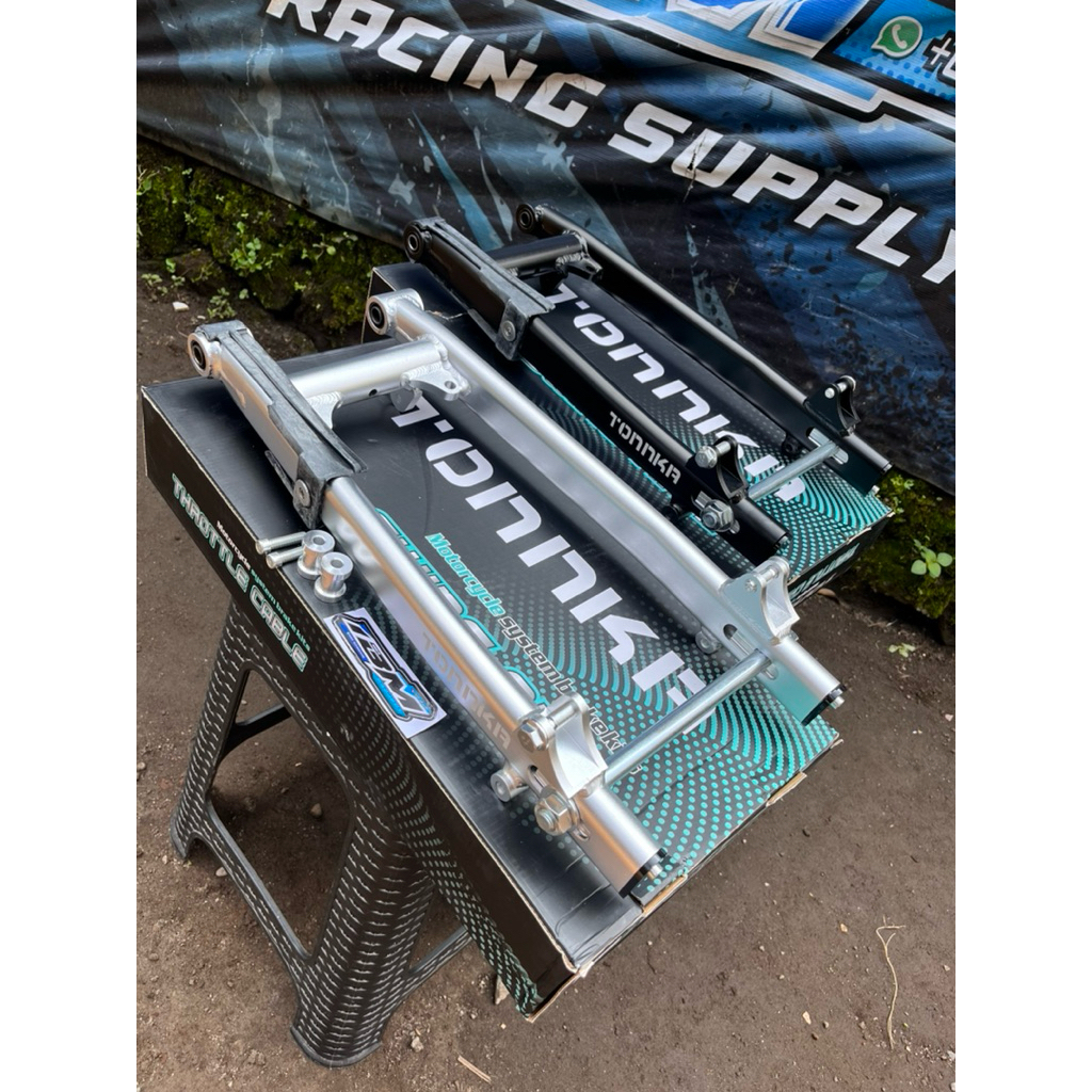 SWING ARM RX KING ALUMINIUM OVAL TONKA SILVER HITAM,ARM AREM RX KING OVAL ALUMUNIUM TONKA