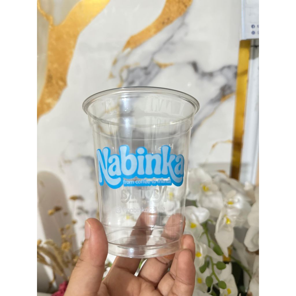 500 pcs Sablon Cup PET Starindo 12oz/16oz
