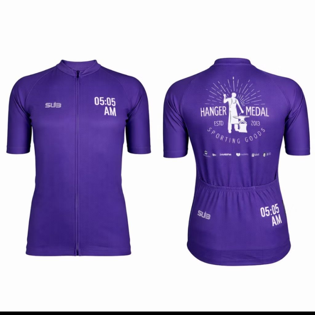 Jersey Sepeda Sub Jersey Elite X Hangermedal Purple Original