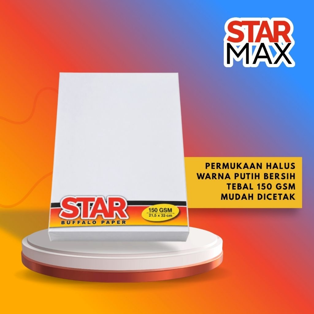 Kertas Buffalo STAR Putih F4
