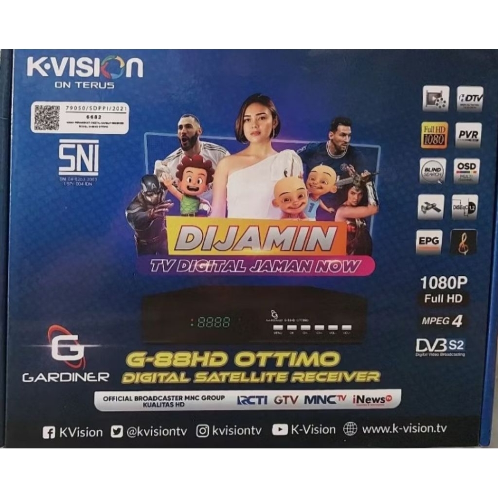Receiver Kvision Gardiner