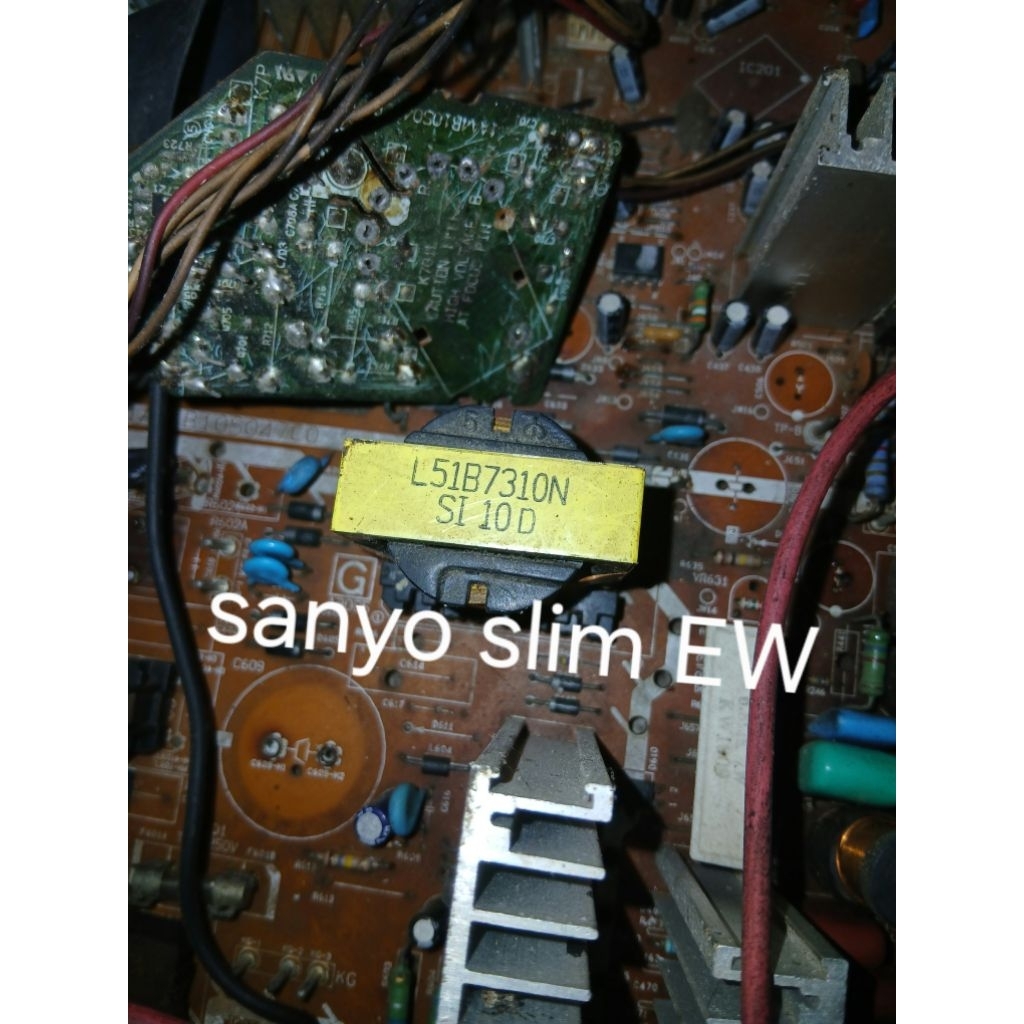 Trafo switching TV CRT sanyo